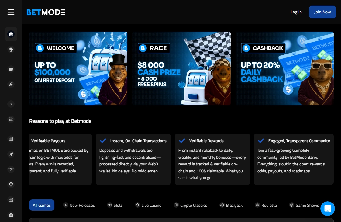 Betmode.io Casino